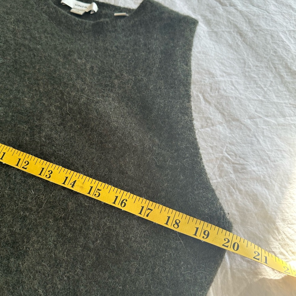 Vince sage green knit tank dress, size large - Picture 13 of 14